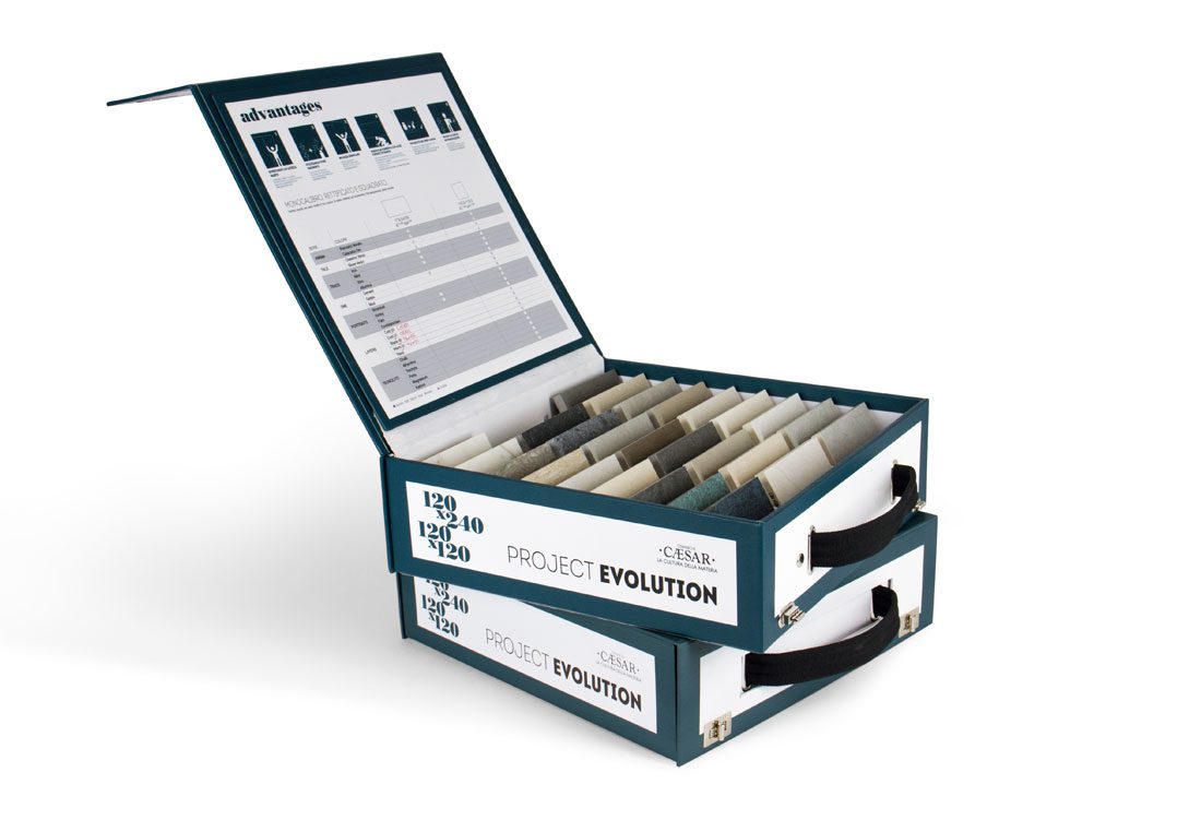 Case with milled white forex dividers