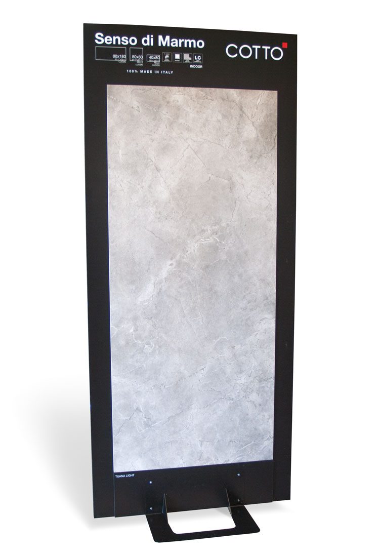 Synoptic display for 80×180 cm tile