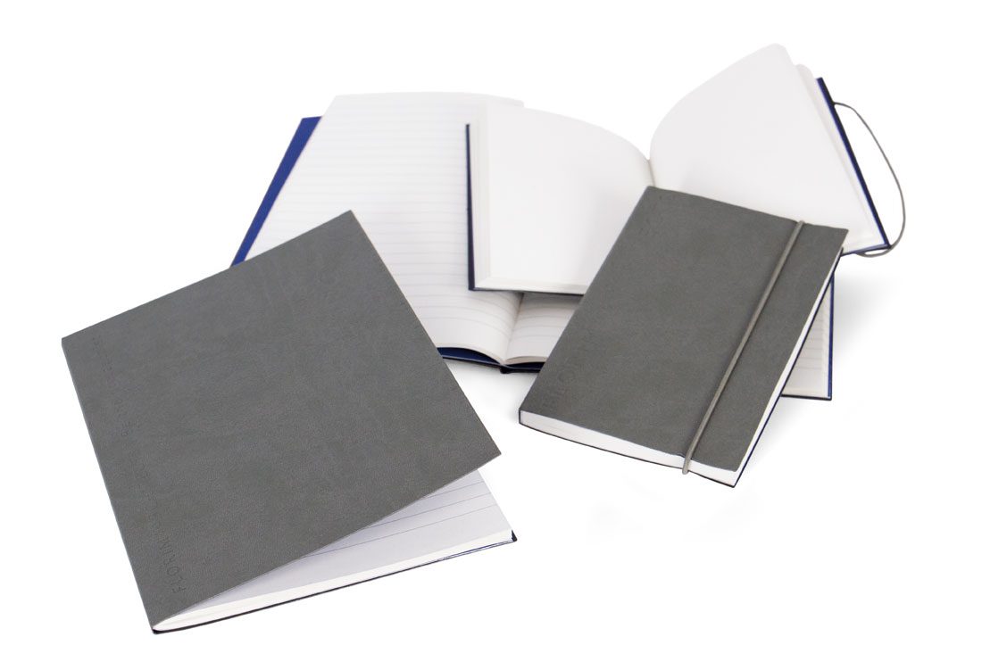 Notebooks with leather cover
